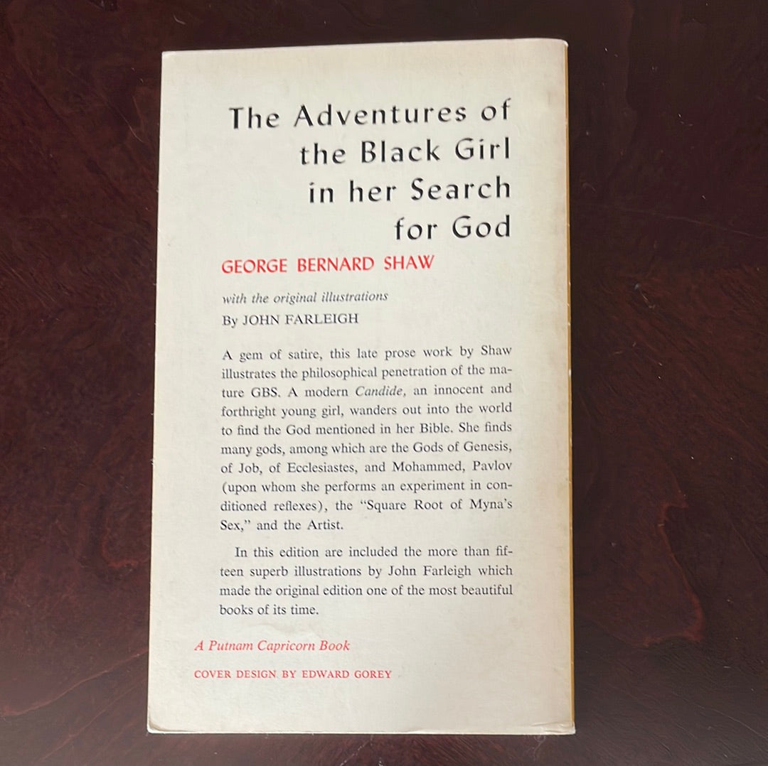 The Black Girl in Search of God - Shaw, George Bernard