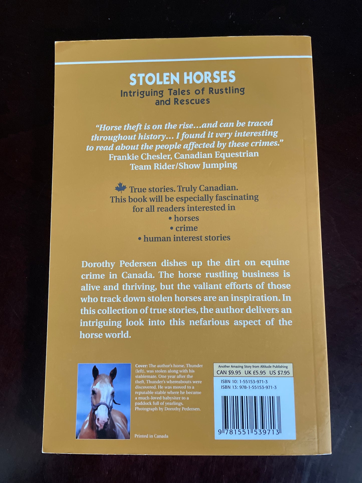Stolen Horses: Intriguing Tales of Rustling and Rescues - Pedersen, Dorothy