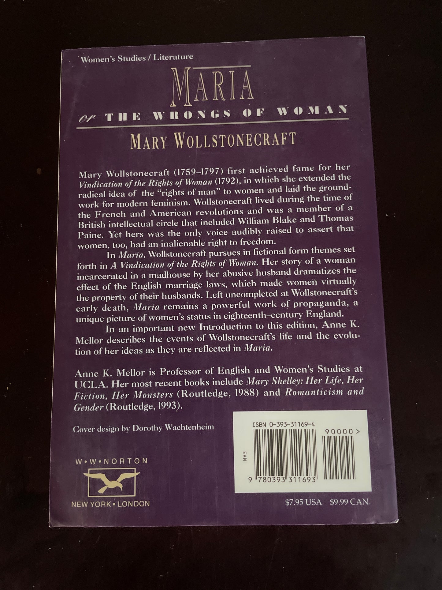 Maria or the Wrongs of a Woman Reissue: Or, the Wrongs of Woman - Wollstonecraft, Mary