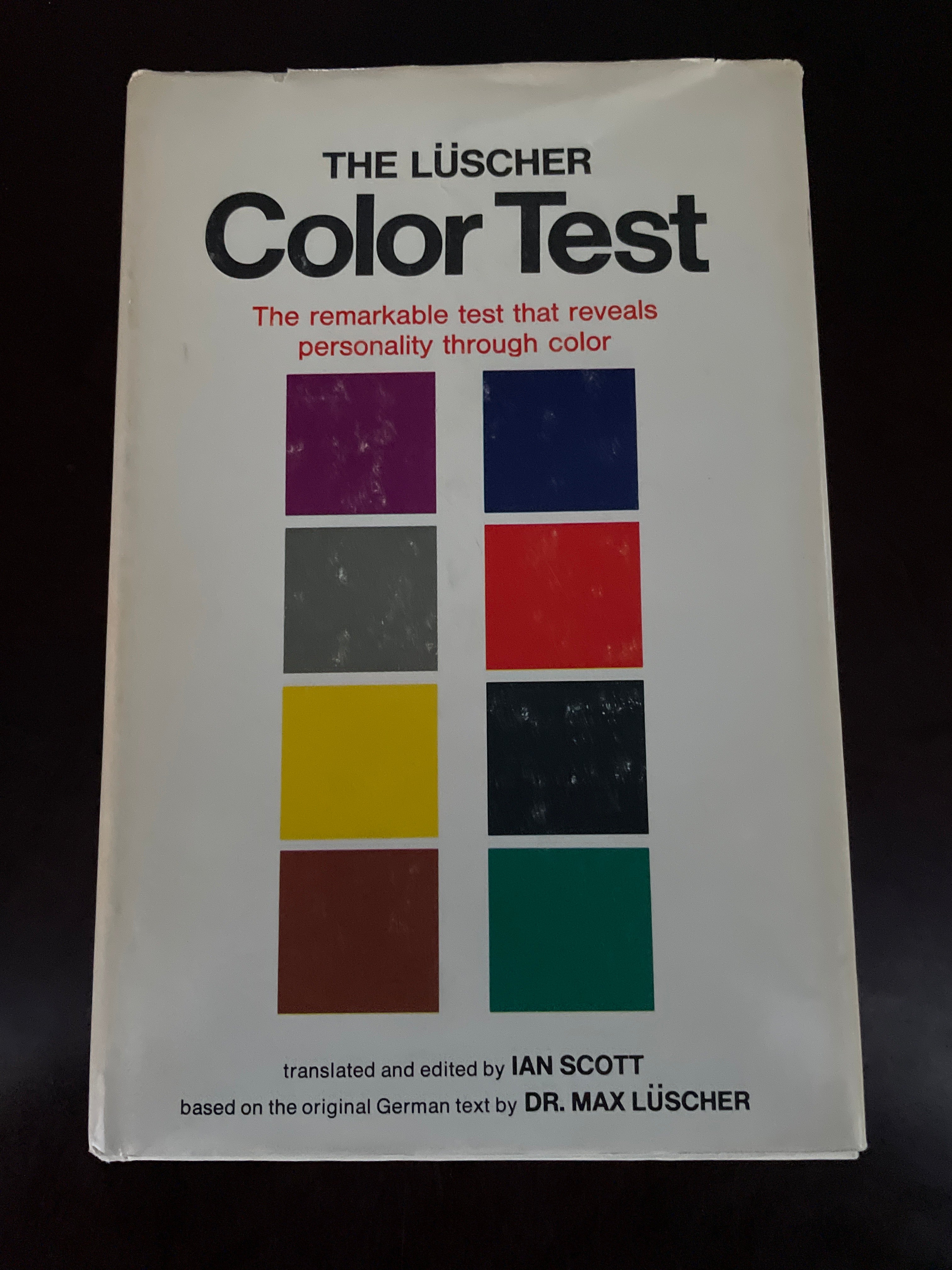 The Luscher Color Test - Luscher, Dr. Max; Scott, Ian – Werdz Quality ...