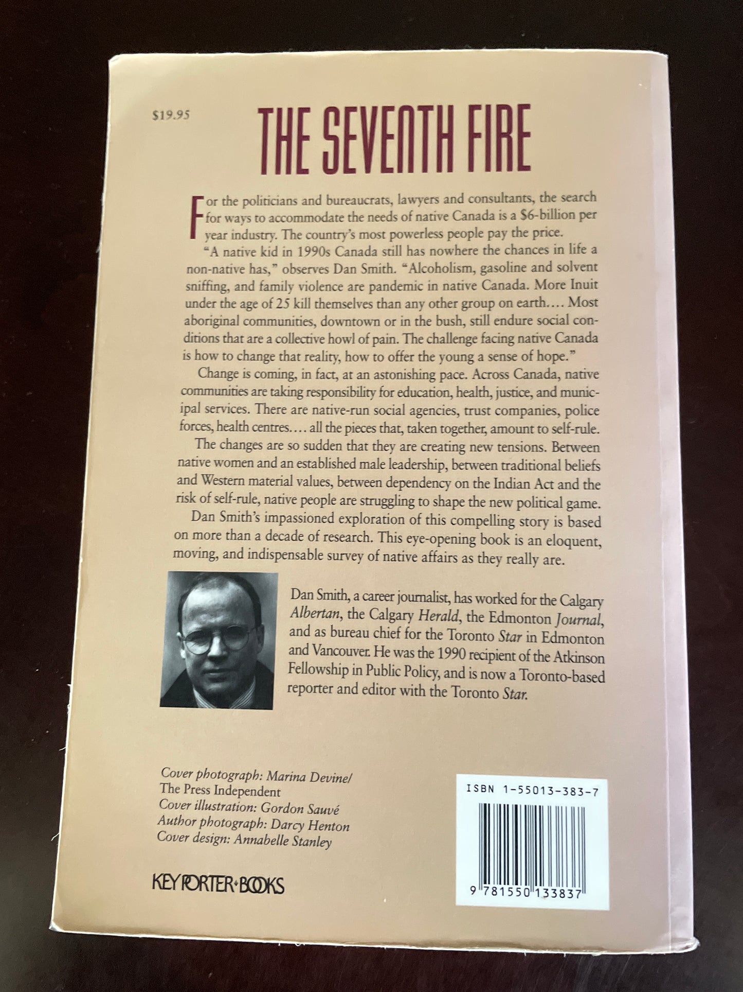 The Seventh Fire: The Struggle for Aboriginal Government - Smith, Dan