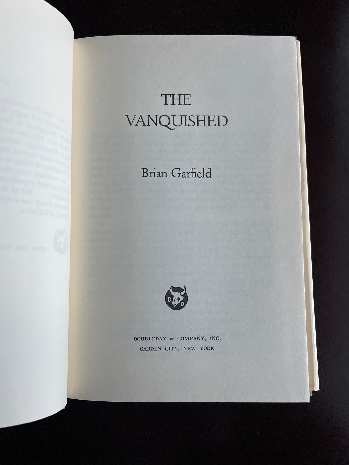 The Vanquished - Garfield, Brian