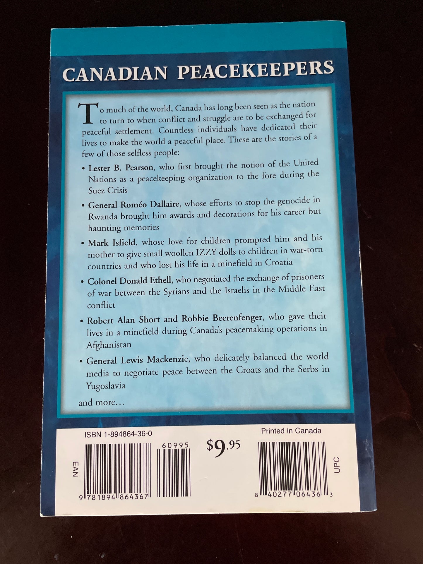 Canadian Peacekeepers: Ten Stories of Valour in War-Torn Countries (Great Canadian Stories) - Leach, Norman
