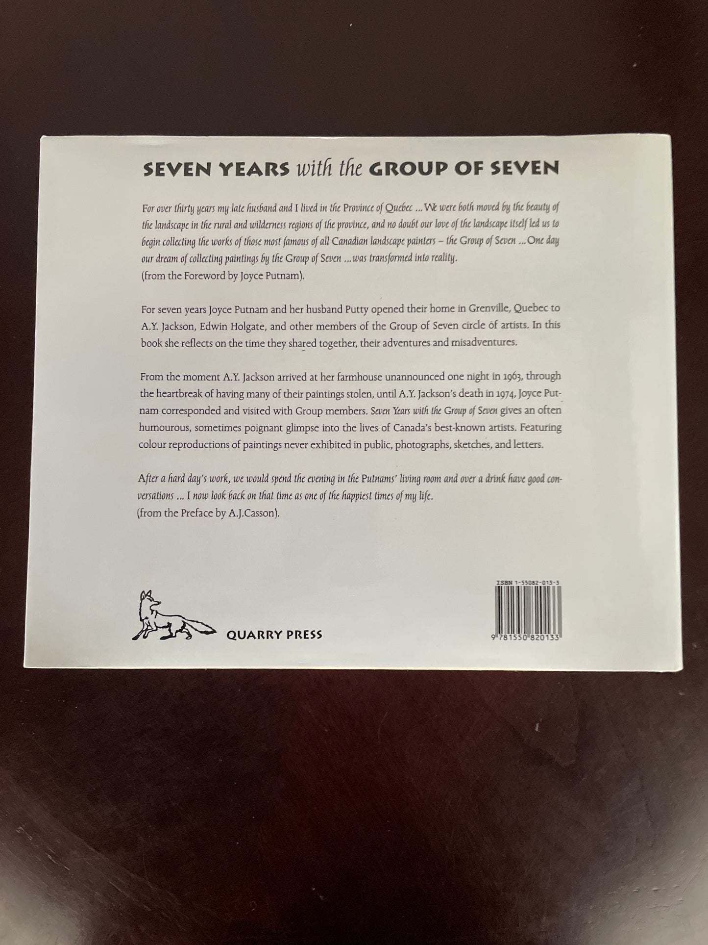 Seven years with the Group of Seven: A memoir in words and pictures - Putnam, Joyce