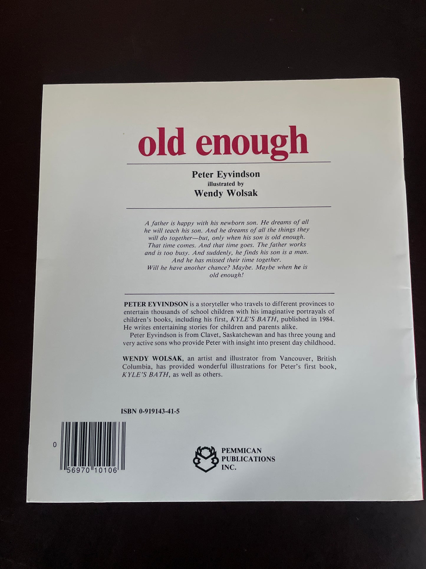 Old Enough - Eyvindson, Peter