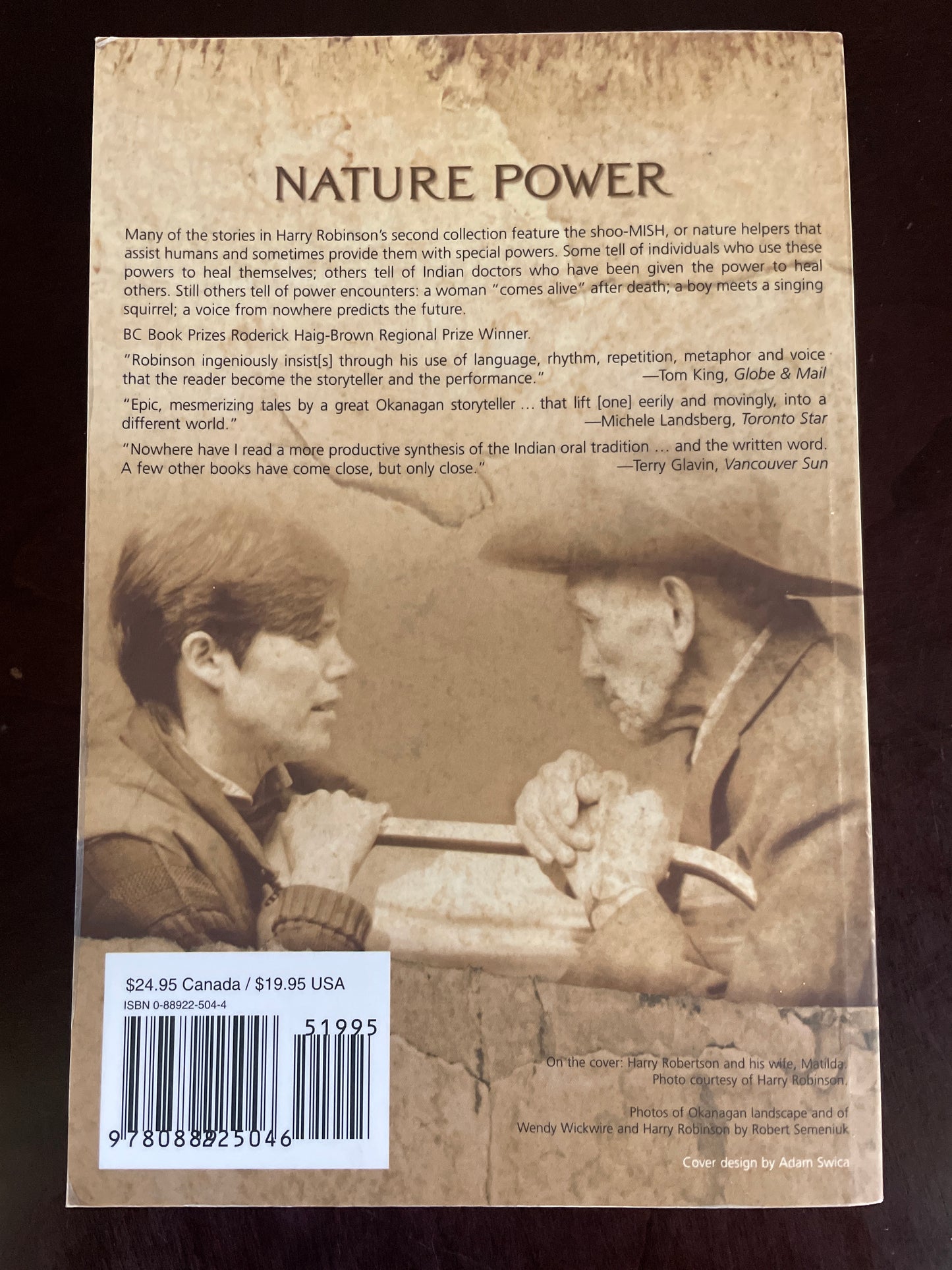 Nature Power: In the Spirit of an Okanagan Storyteller - Robinson, Harry; Wickwire, Wendy