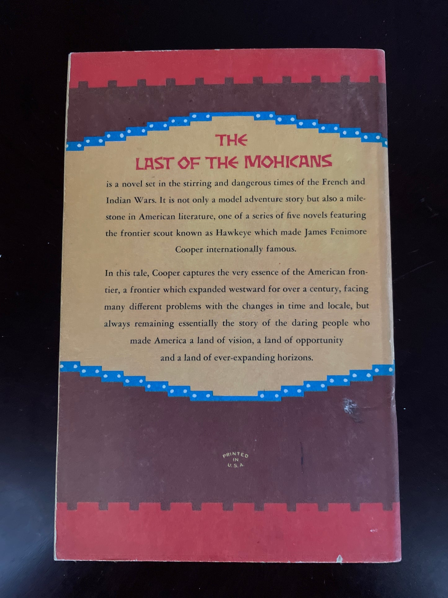 The Last of the Mohicans - Cooper, James Fenimore