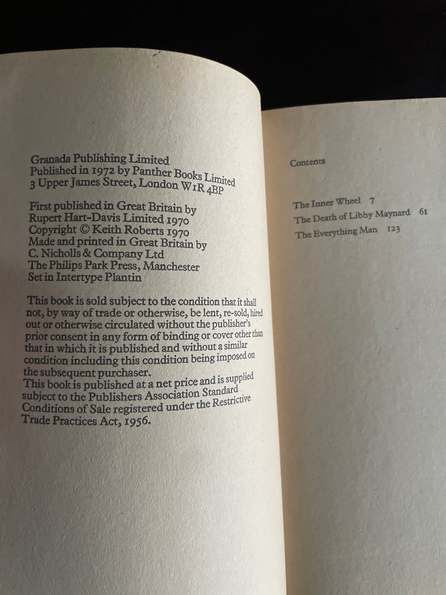 The Inner Wheel (Panther Science Fiction series) - Roberts, Keith