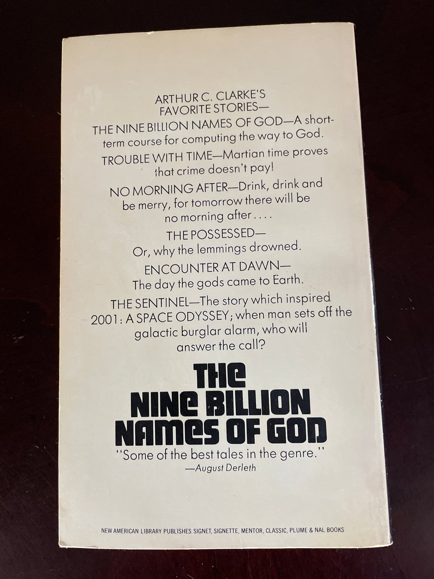 The Nine Billion Names of God (The Best Short Stories of Arthur C. Clarke) - Clarke, Arthur C.
