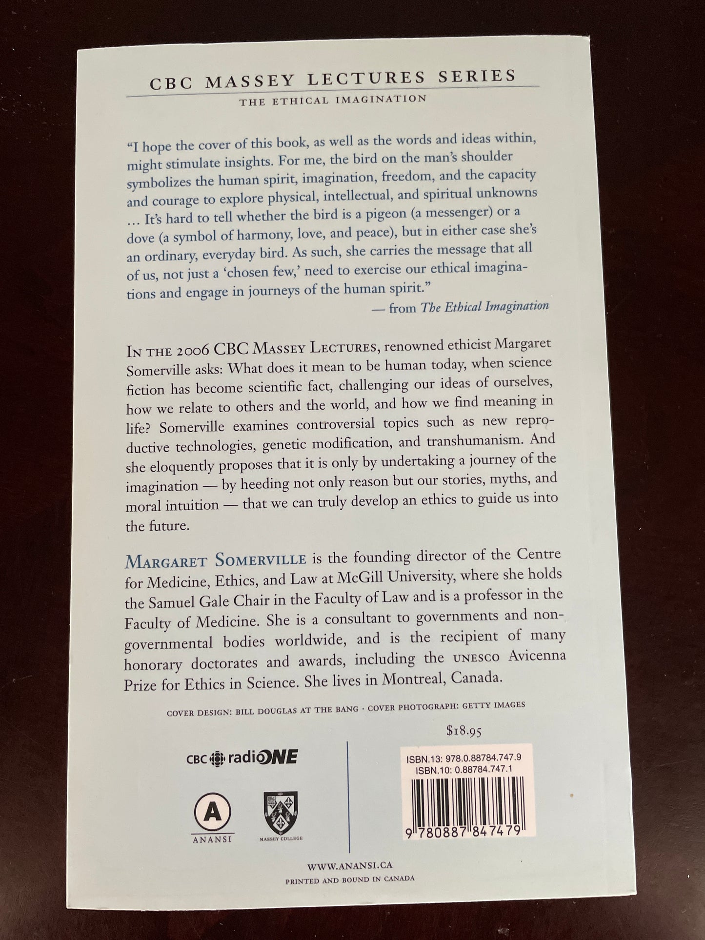 The Ethical Imagination: Journeys of the Human Spirit - Somerville, Margaret