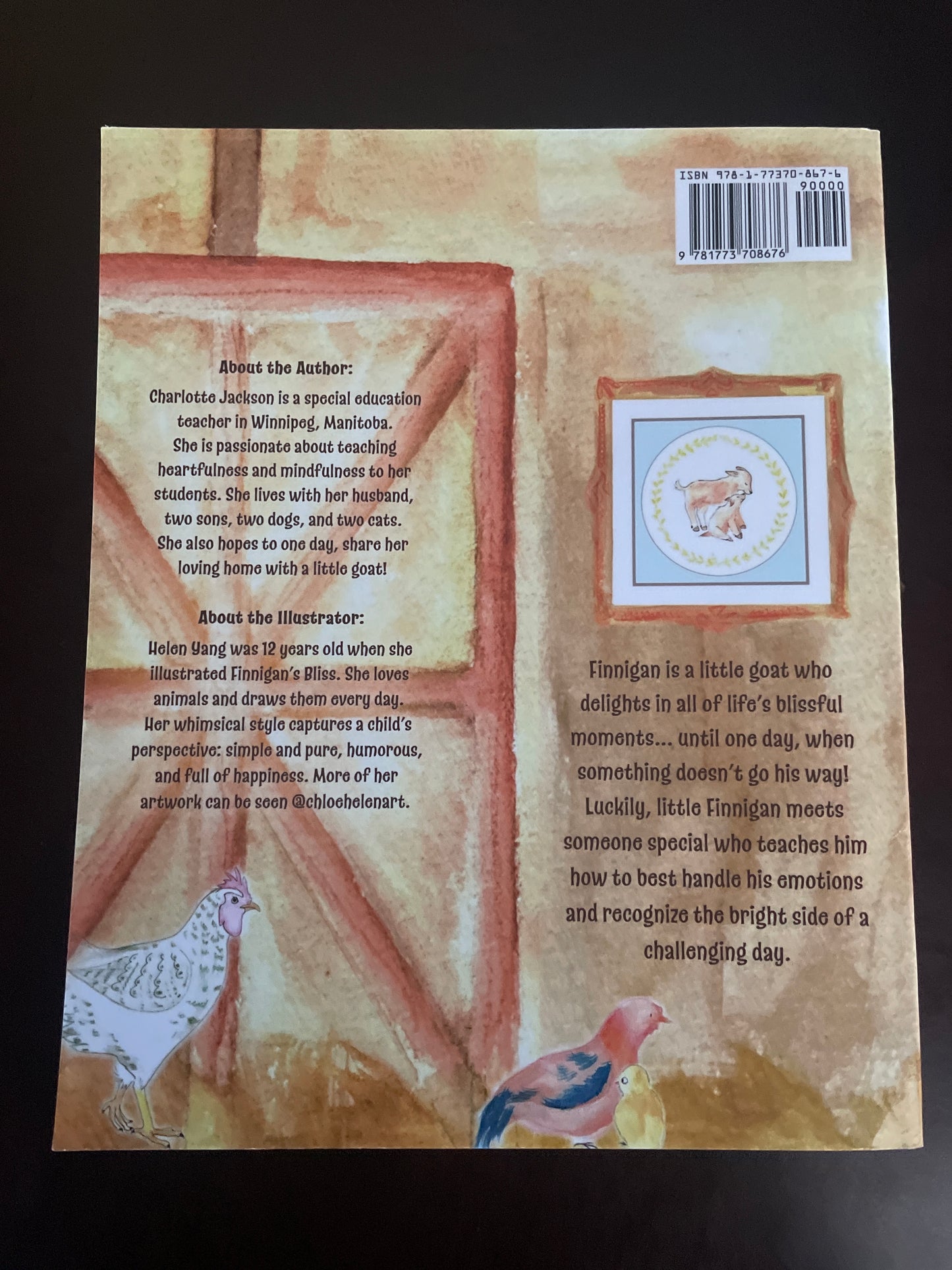Finnigan's Bliss: A little story about heartfulness and mindfulness (Signed) - Jackson, Charlotte