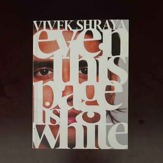 even this page is white - Shraya, Vivek