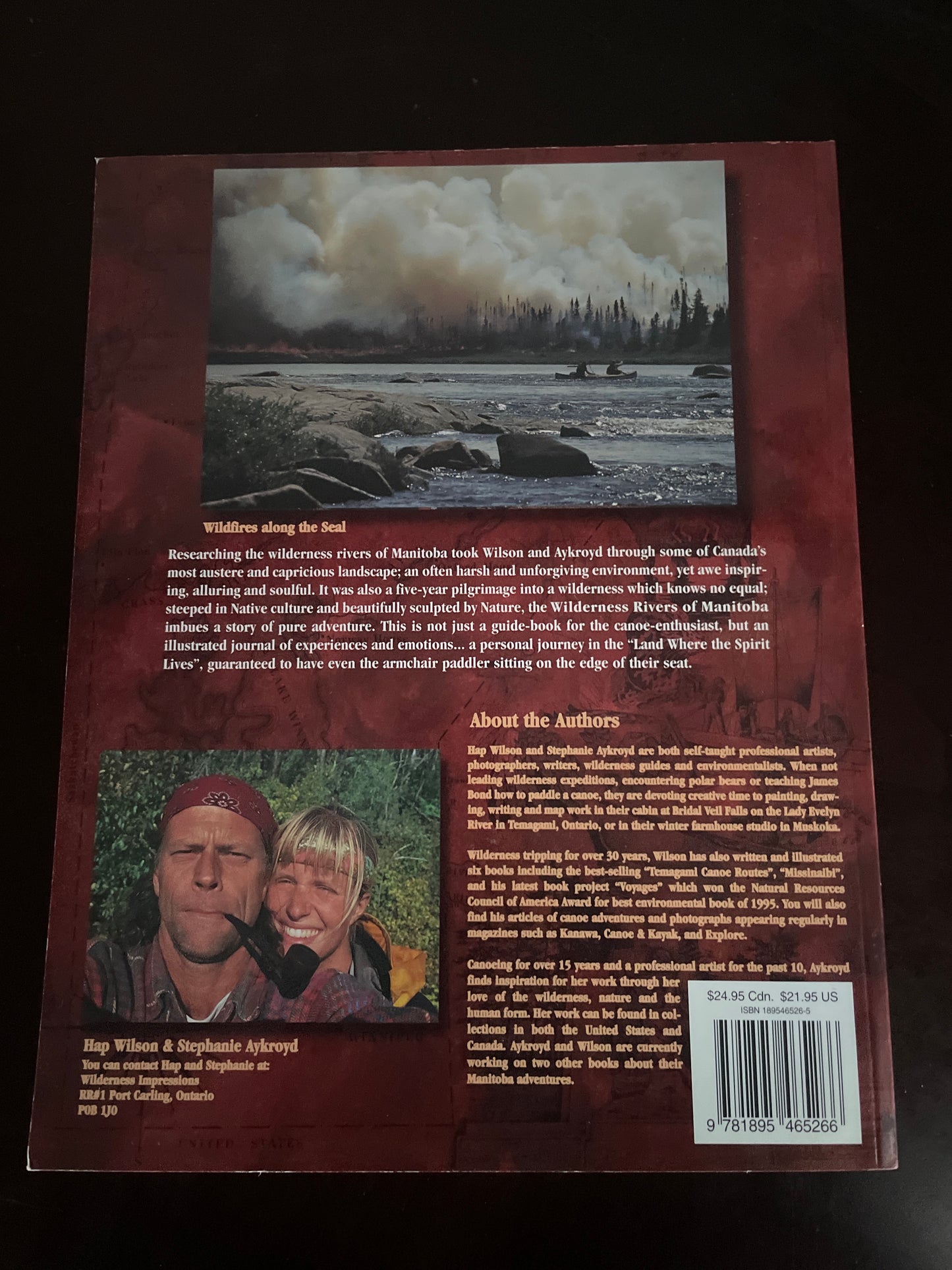 Wilderness Rivers of Manitoba (SIGNED) - Wilson, Hap; Aykroyd, Stephanie