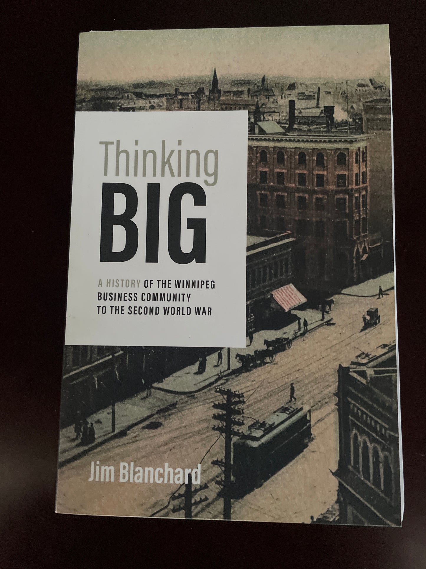 Thinking Big: A History of the Winnipeg Business Community to the Second World War - Blanchard, Jim