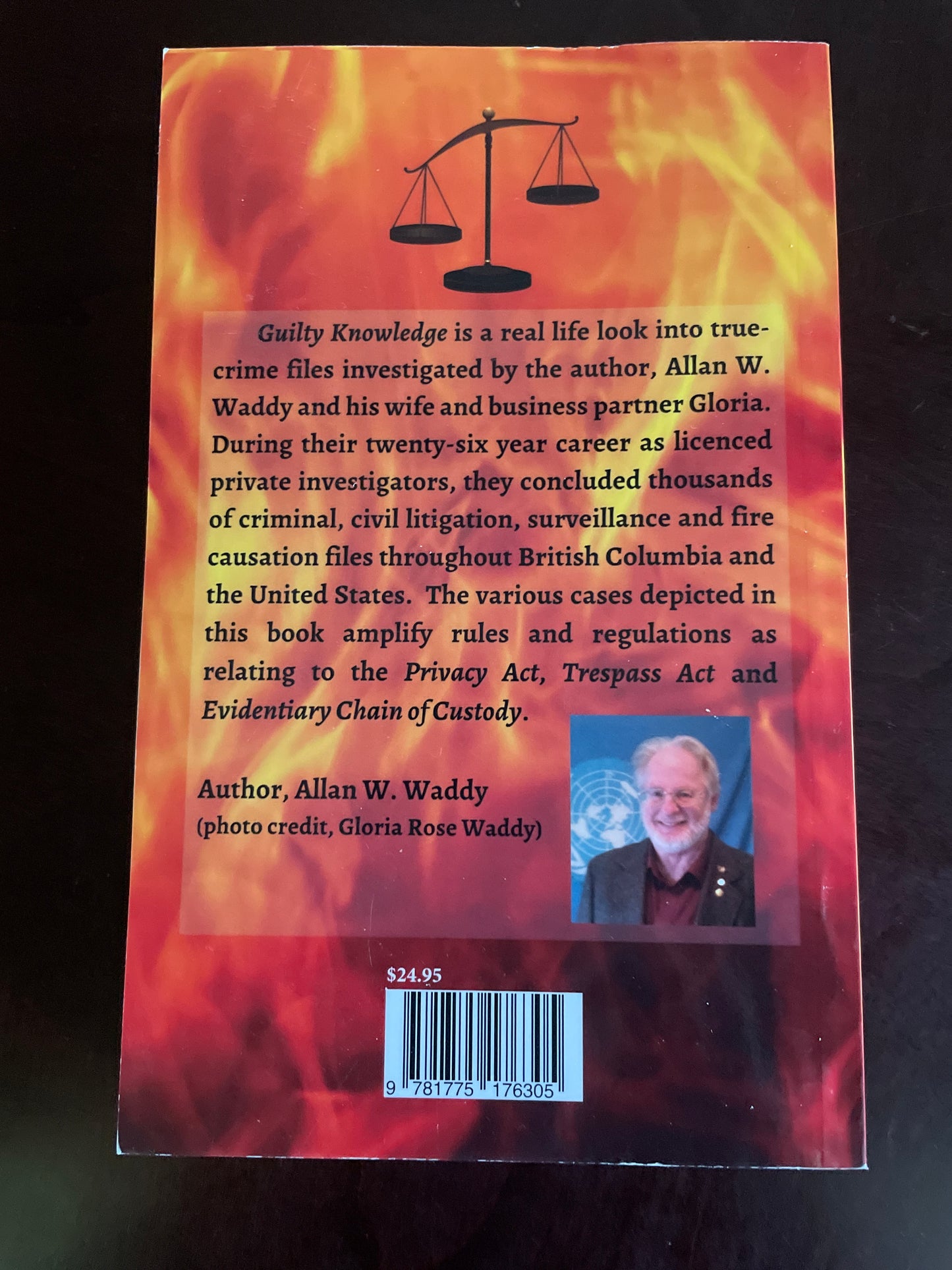 Guilty Knowledge: Canadian True-crime Cases (Inscribed) - Waddy, Allan W.