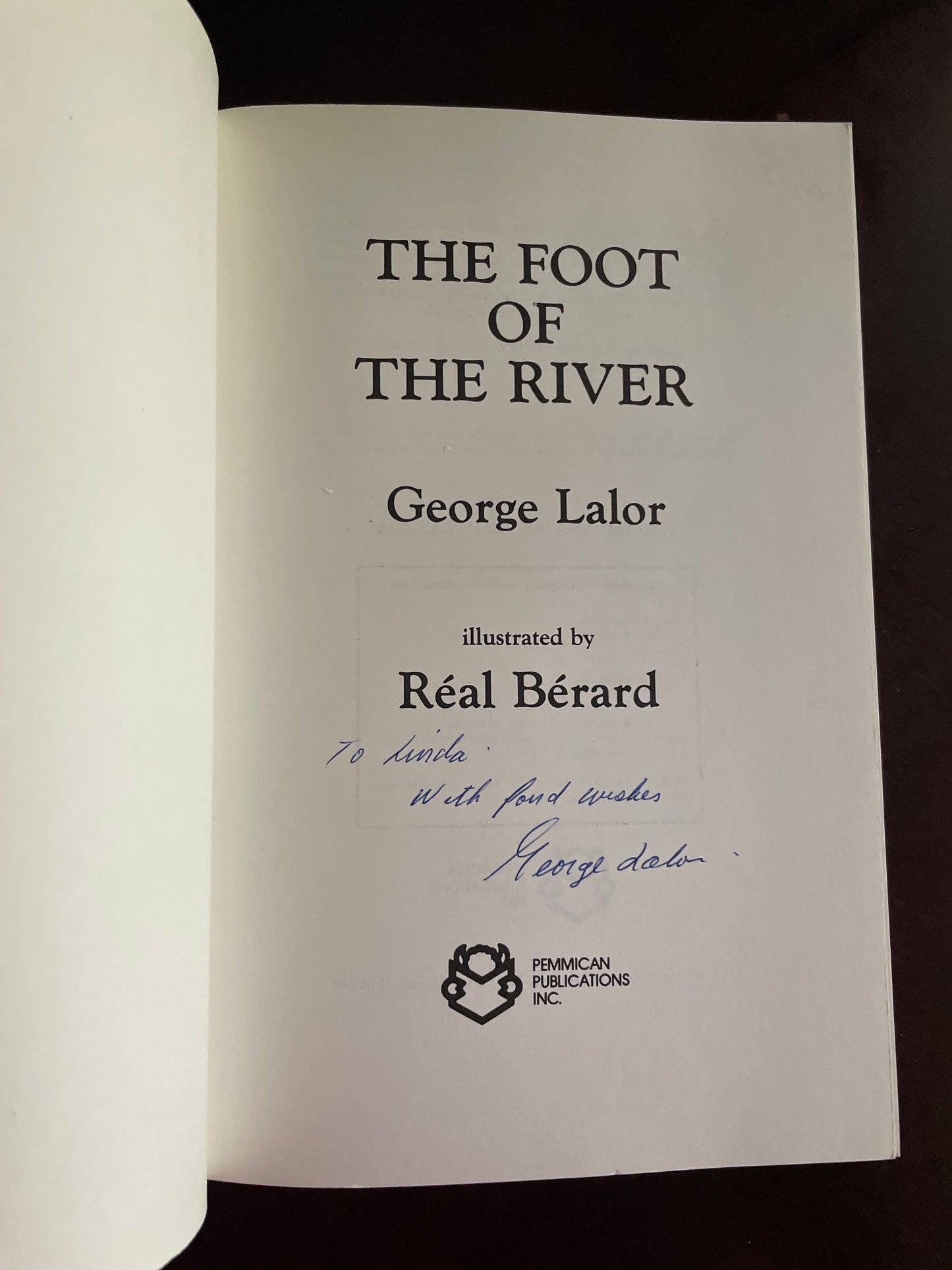 The Foot of the River (Inscribed) - Lalor, George