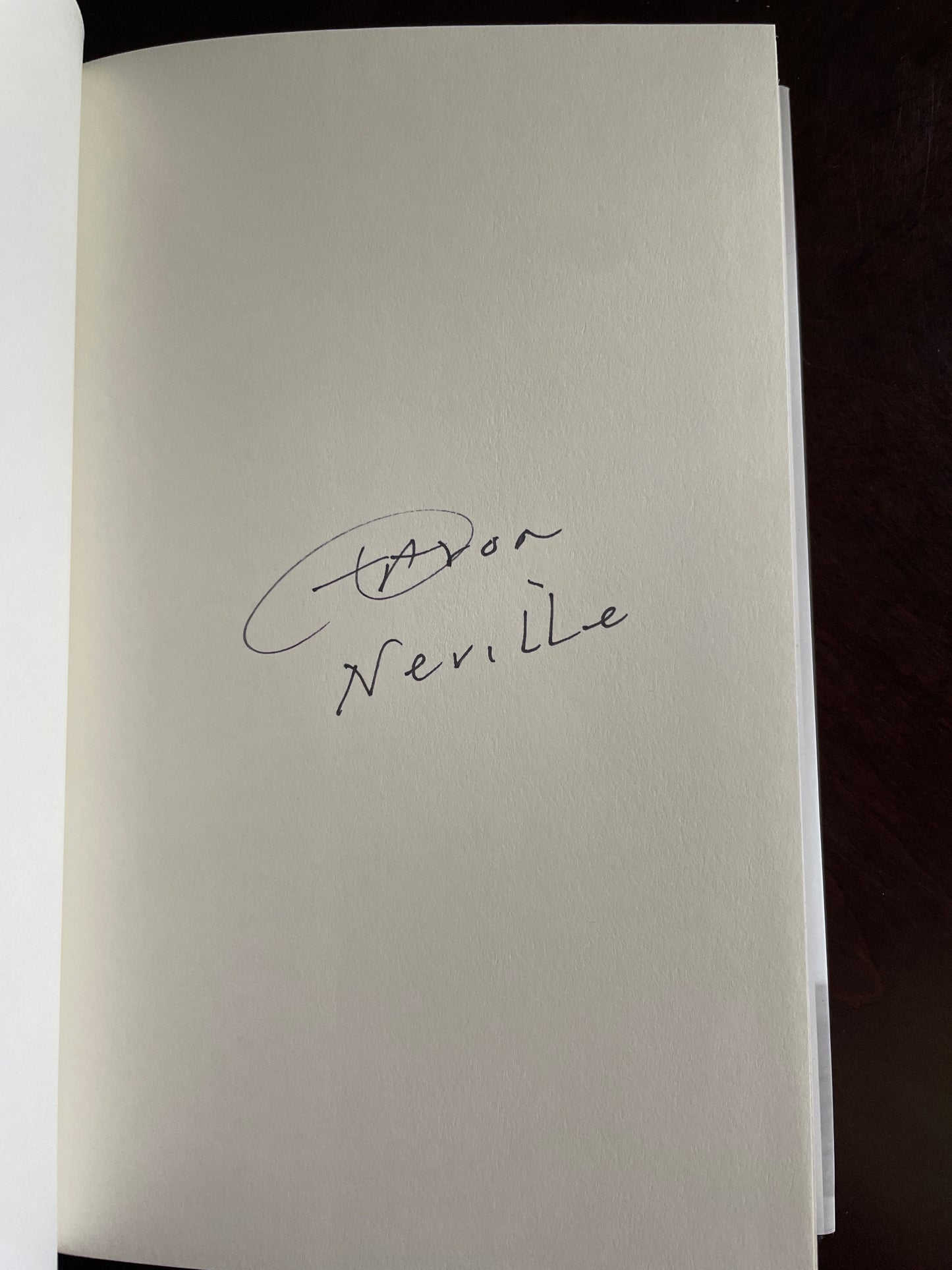 Tell It Like It Is: My Story (Signed) - Neville, Aaron