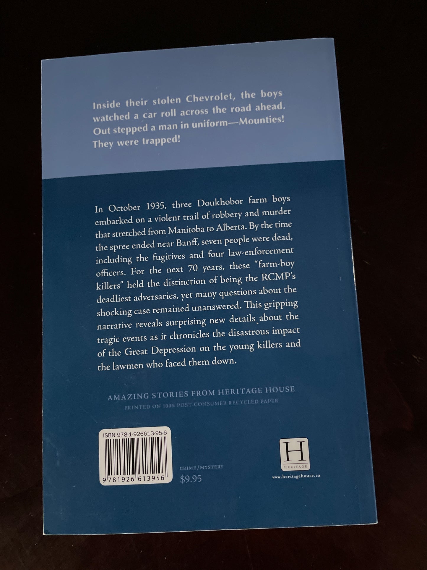 Dirty Thirty Desperadoes: Forgotten Victims of the Great Depression (Amazing Stories (Heritage House))- Mole, Rich