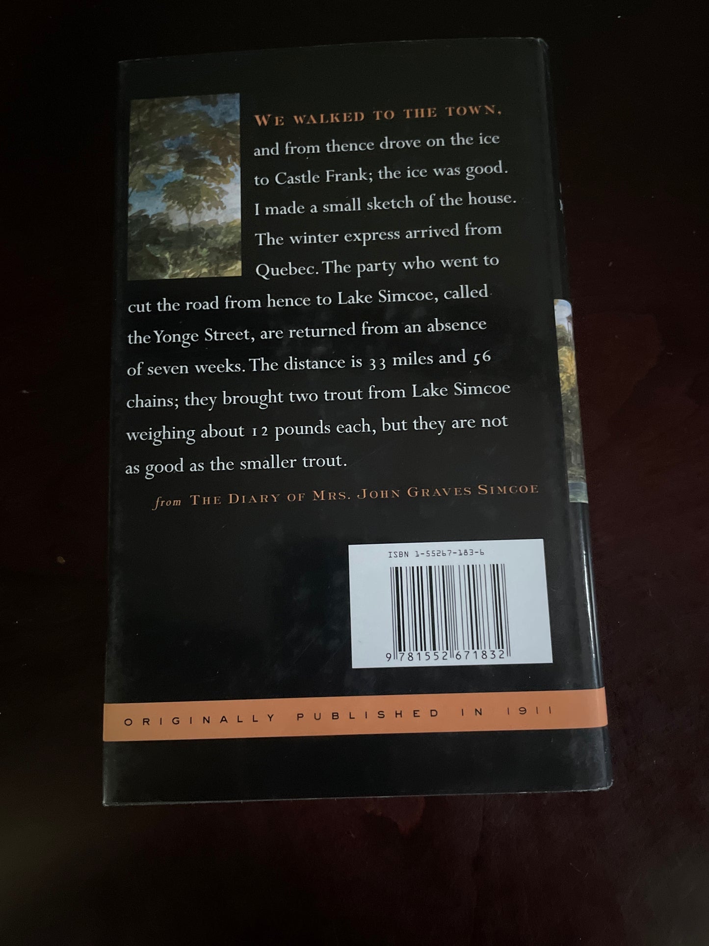 The Diary of Mrs. John Graves Simcoe, Wife of the First Lieutenant-Governor of the Province of Upper Canada 1792-6  - Simcoe, Elizabeth; Robertson, J. Ross