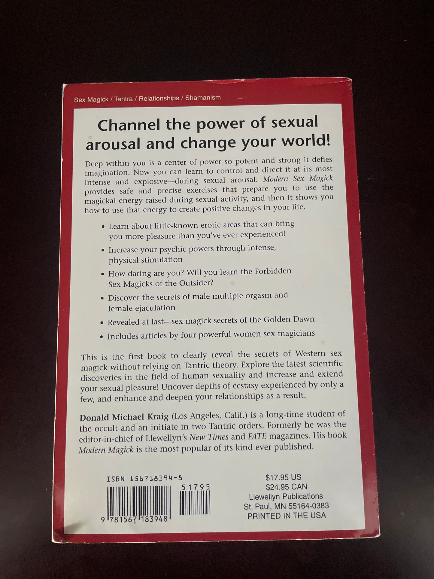 Modern Sex Magick: Secrets of Erotic Spirituality - Kraig, Donald Michael; Falorio, Linda; Nema; Tara; Babalon, Lola