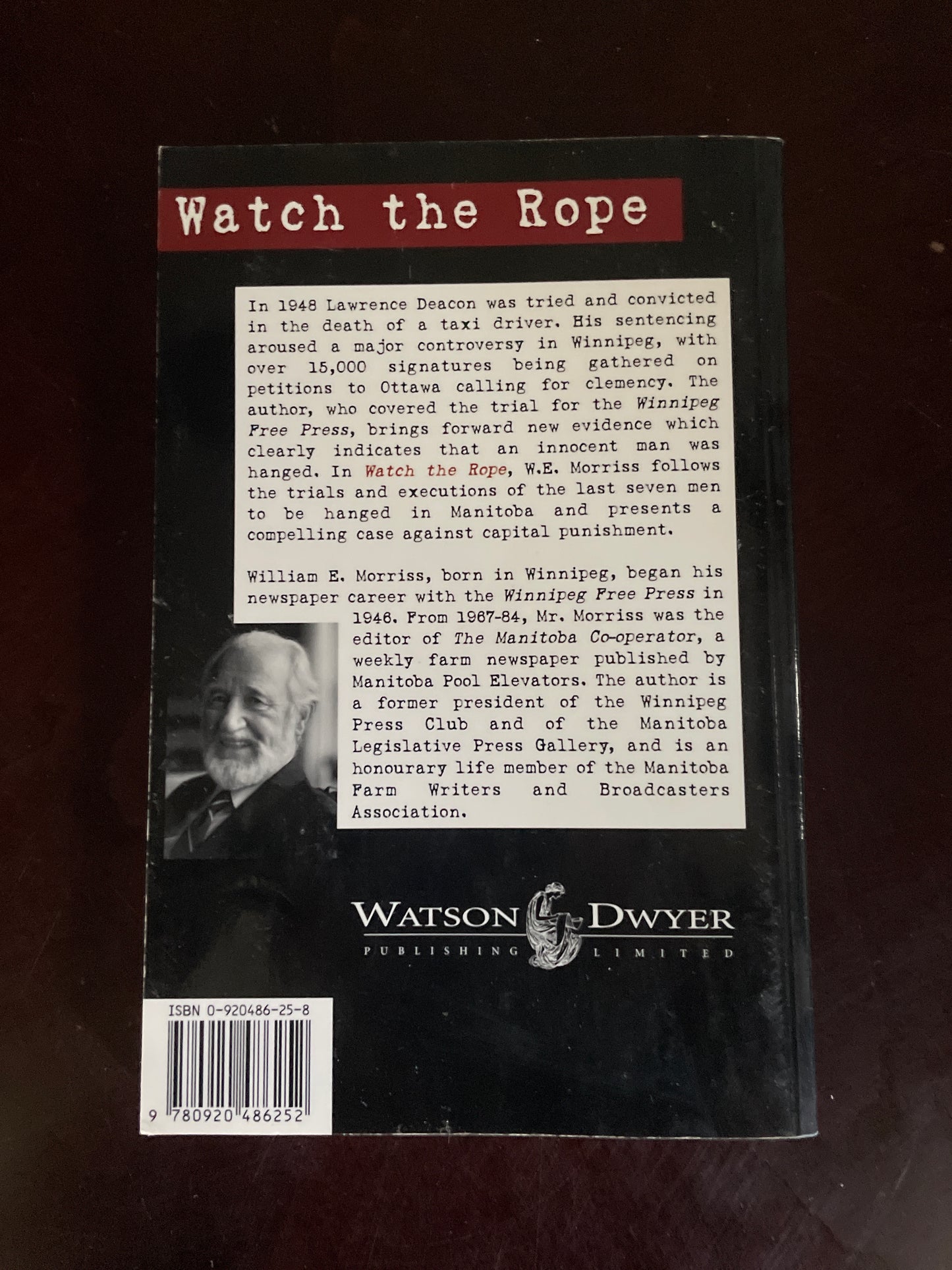 Watch the Rope (Inscribed) - Morriss, William E.
