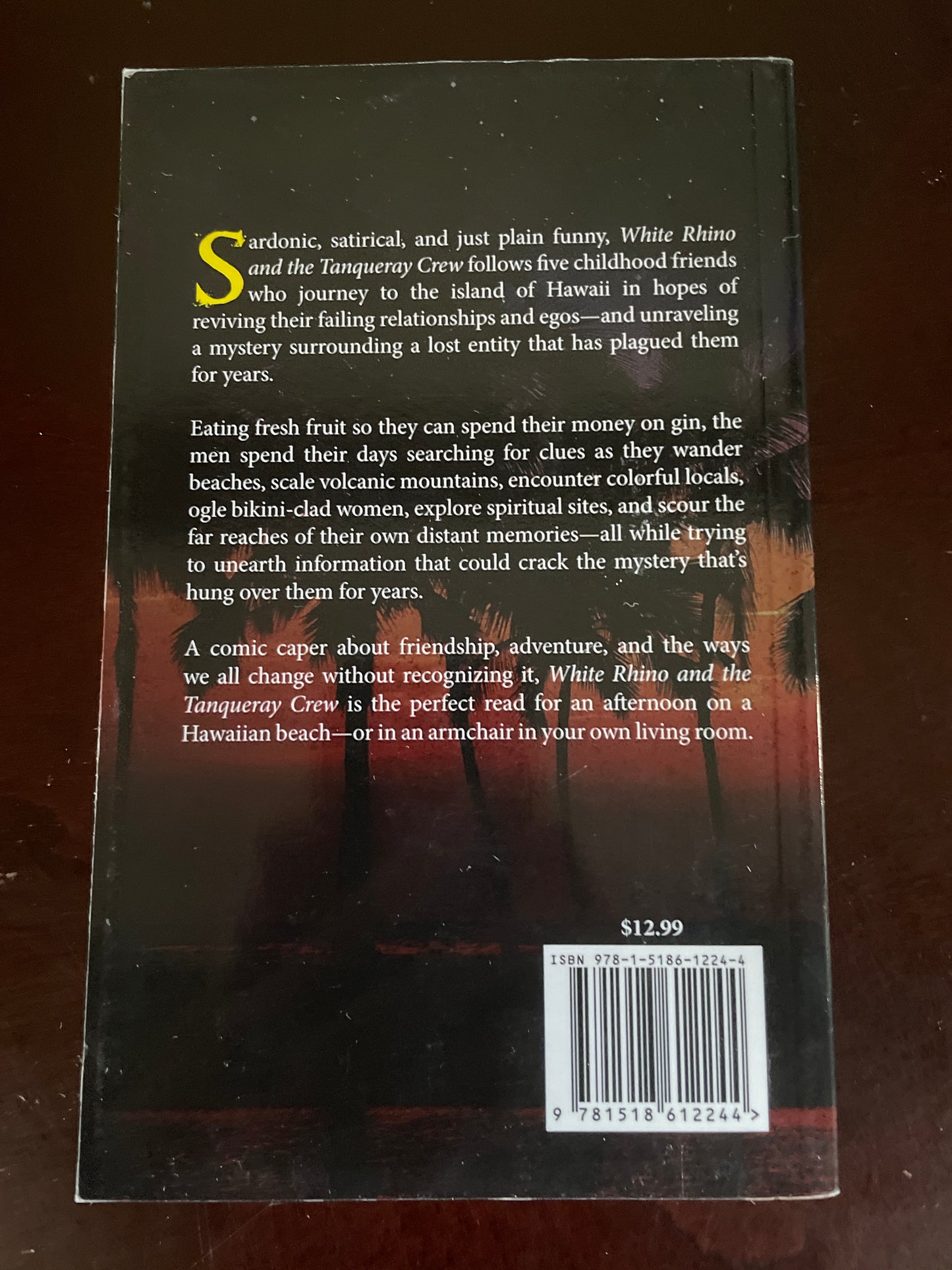 White Rhino and the Tanqueray Crew: A Harri Sontour Mystery (Signed) - Harrison, Carl H.