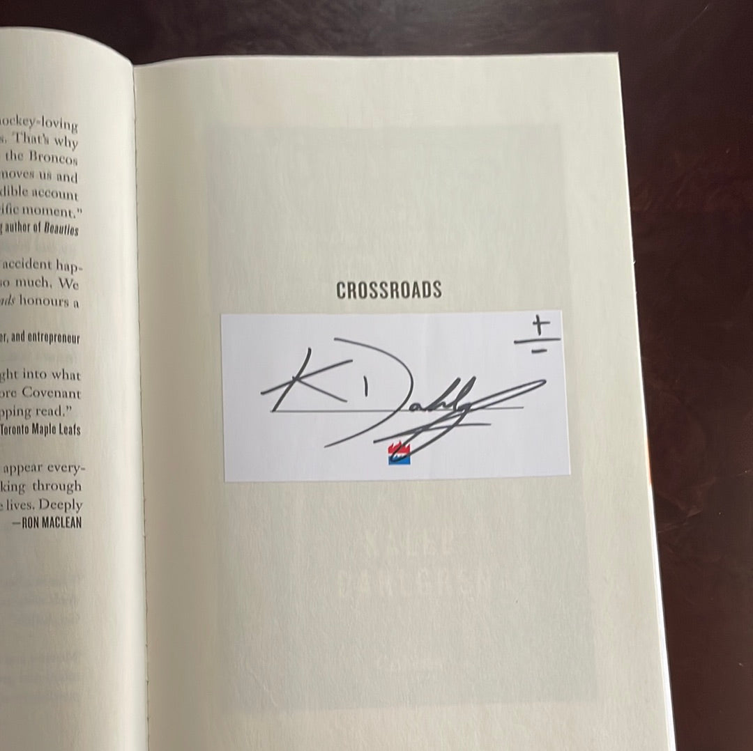 Crossroads: My Story of Tragedy and Resilience as a Humboldt Bronco (Signed) - Dahlgren, Kaleb