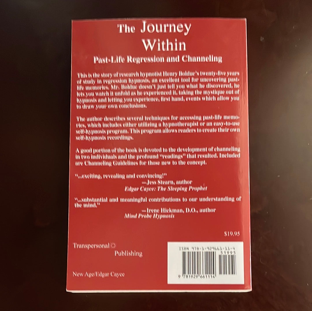 The Journey Within: Past-Life Regression and Channeling - Bolduc, Henry Leo