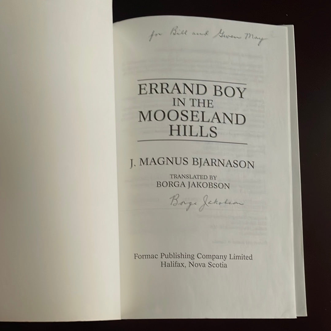 Errand Boy in the Mooseland Hills - Johann Magnus Bjarnason; Jakobson, Borga