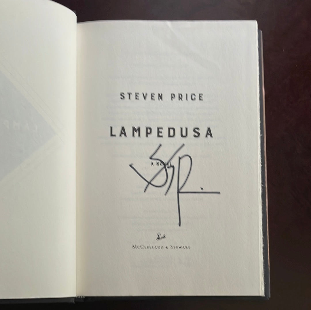 Lampedusa: A Novel (Signed) - Price, Steven