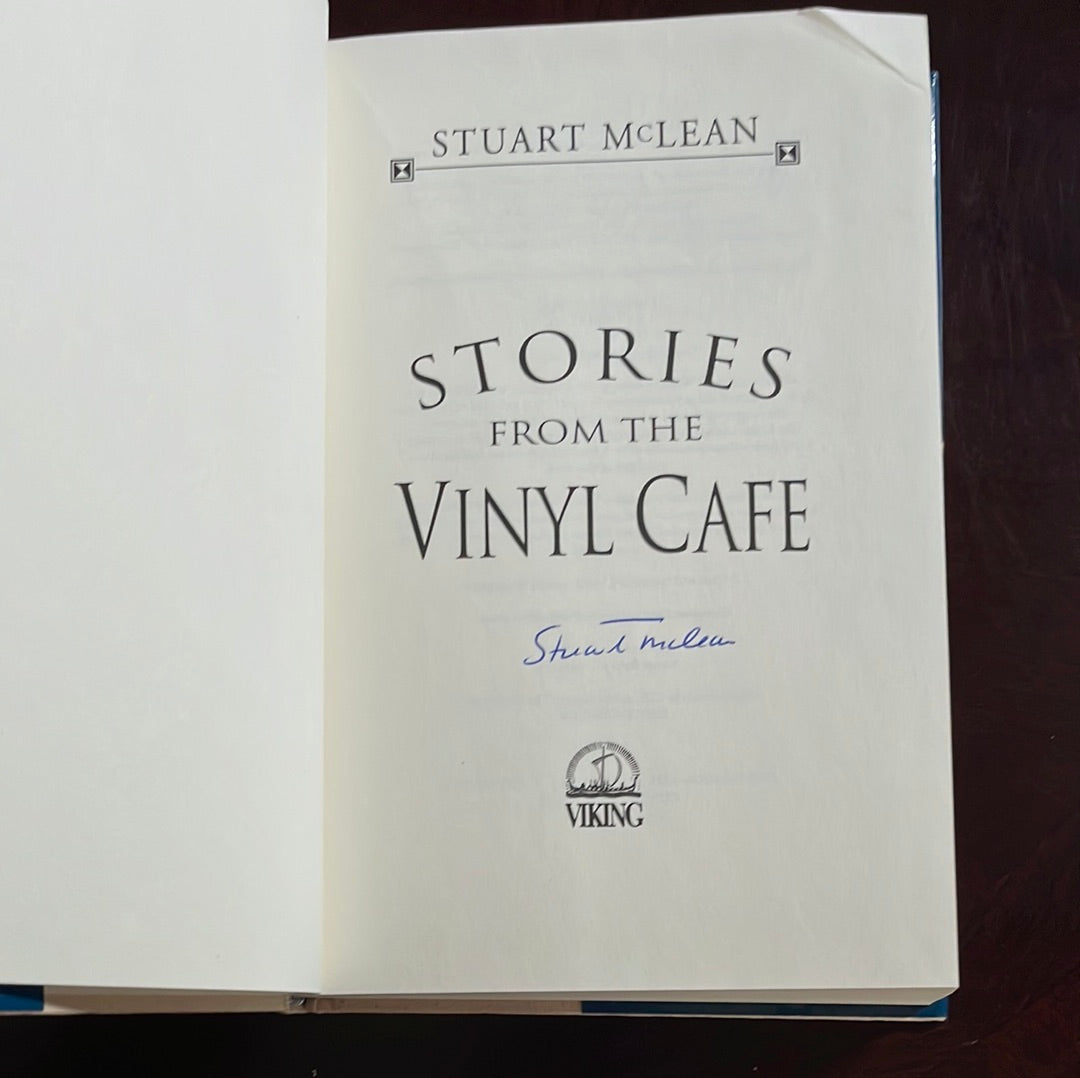 Stories from the Vinyl Cafe (Signed) - McLean, Stuart