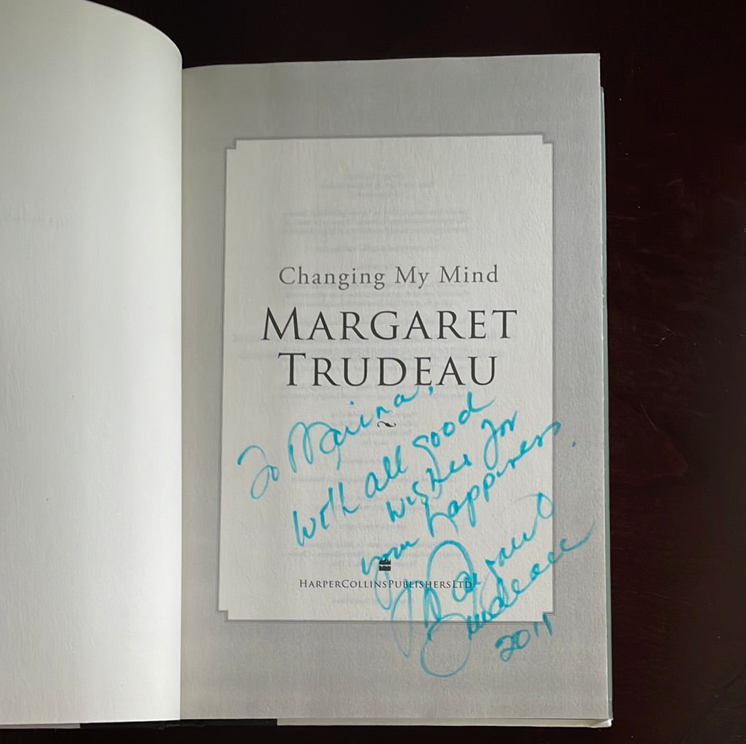 Changing My Mind (Inscribed) - Trudeau, Margaret