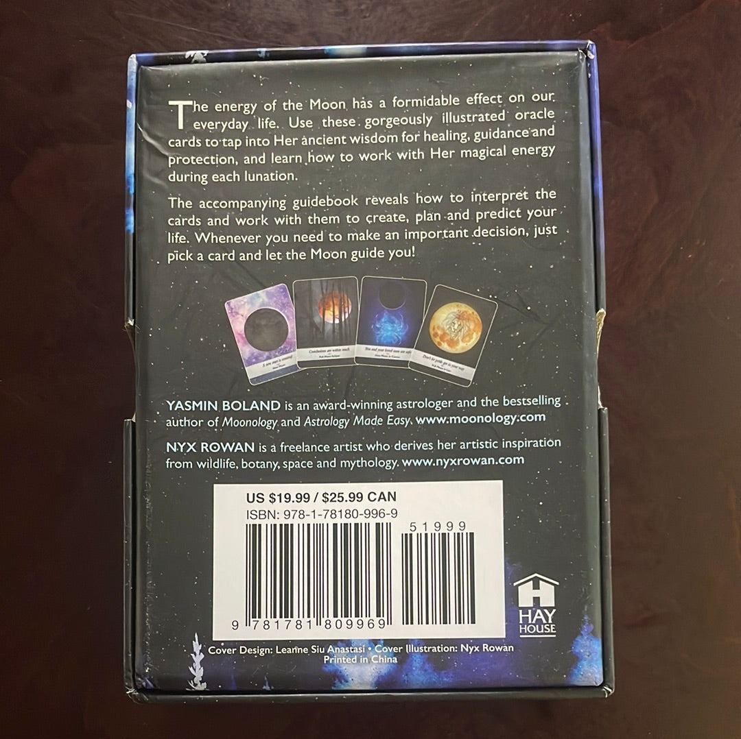 Moonology Oracle Cards: A 44-Card Moon Astrology Oracle Deck and Guidebook - Boland, Yasmin
