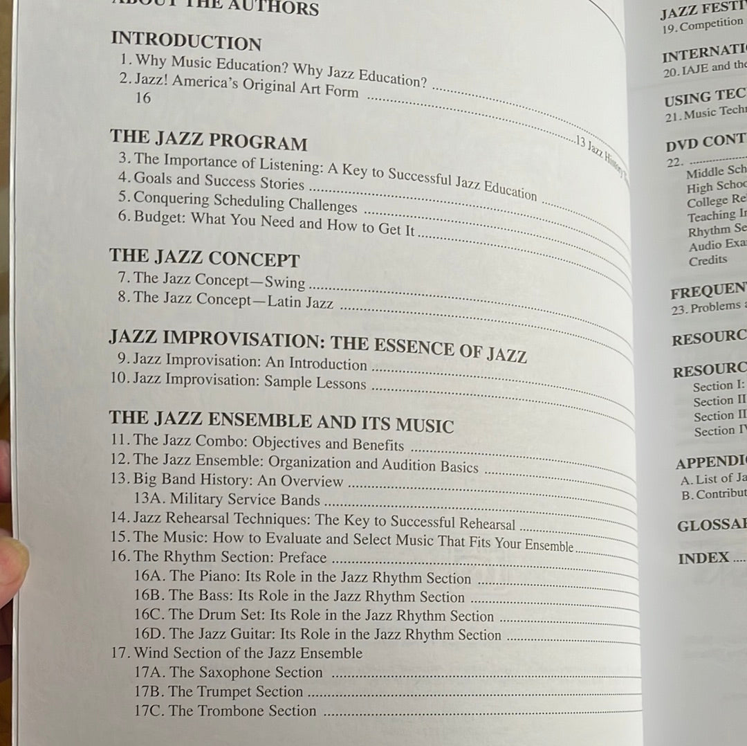 Jazz Pedagogy: The Jazz Educator's Handbook and Resource Guide, Book & DVD - Dunscomb, J. Ricard; Hill, Willie L.