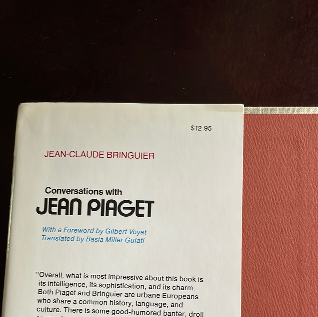 Conversations with Jean Piaget Bringuier Jean Claude Werdz Quality Used Books