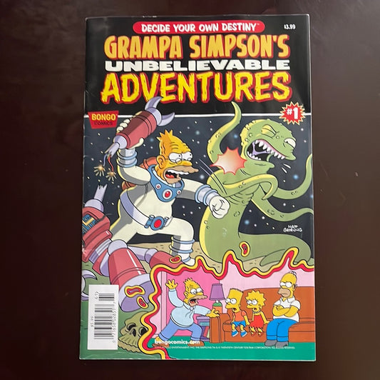 Grampa Simpson's Unbelievable Adventures #1 - Groening, Matt; Davison, Max