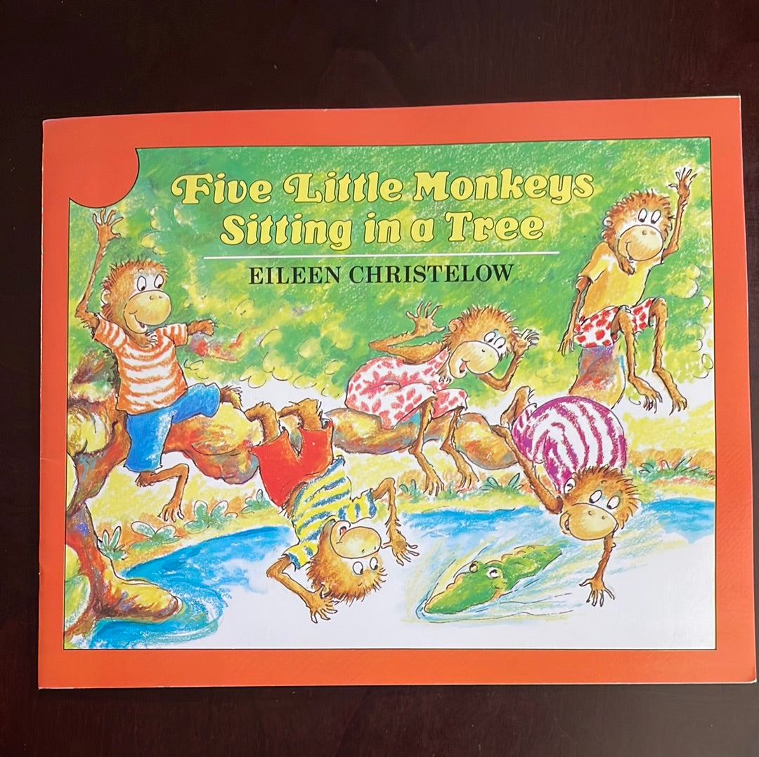 Five Little Monkeys Sitting in a Tree (Signed) - Christelow, Eileen