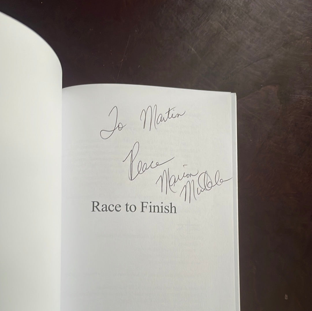 Race to Finish (Inscribed) - Mutala, Marion