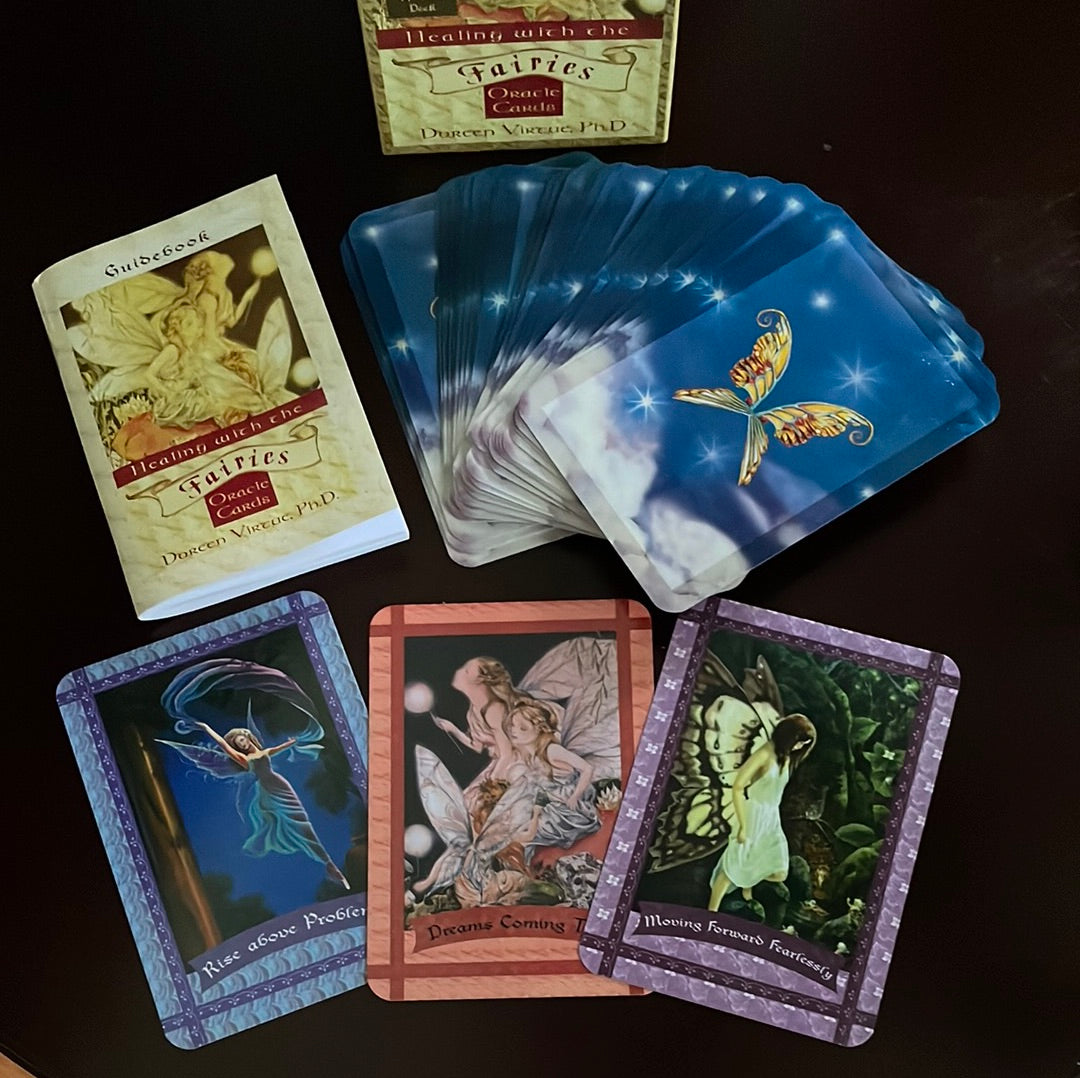 Healing with the Fairies Oracle Cards: Booklet and 44-Card Deck - Virtue, Doreen