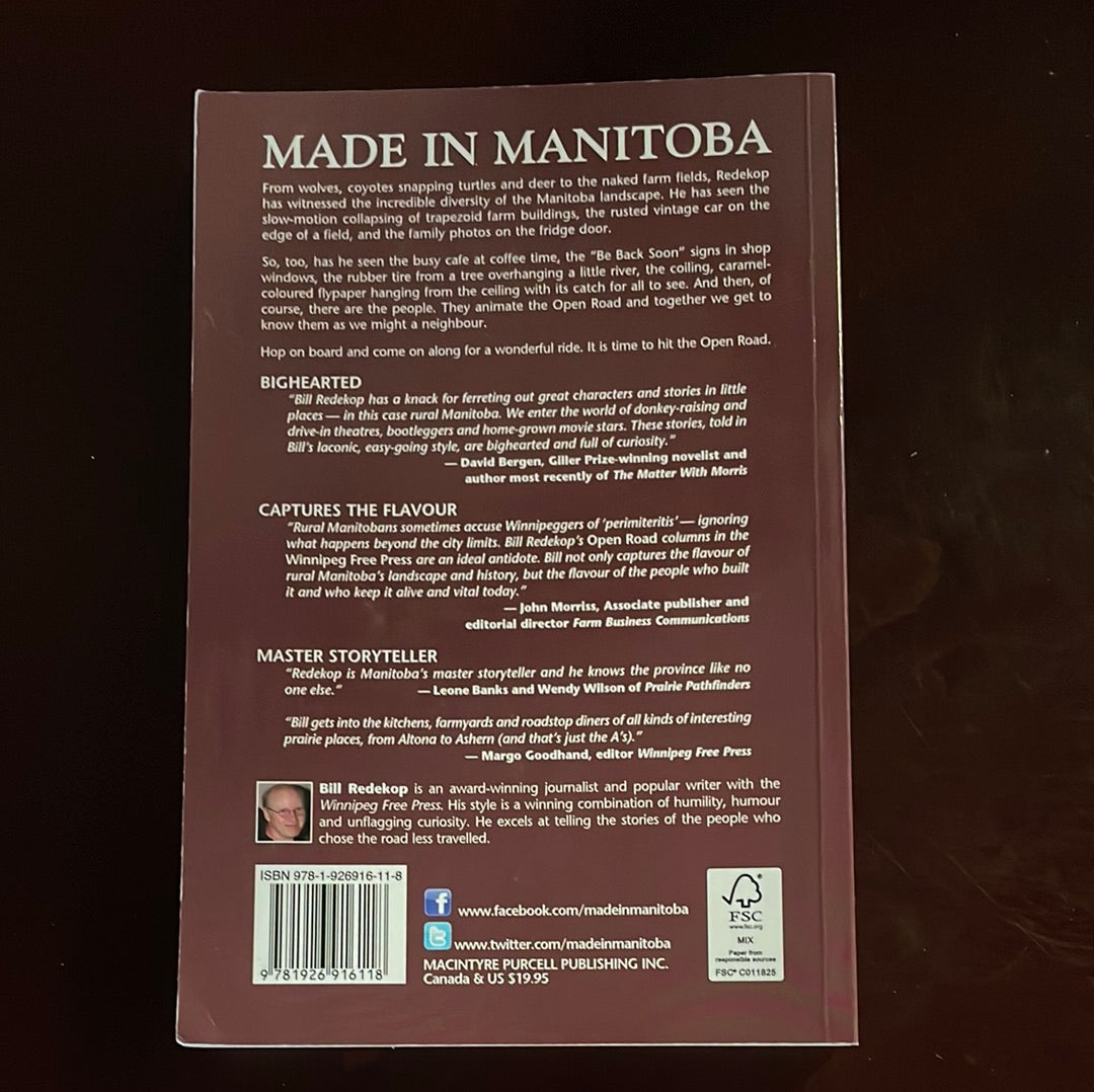 Made in Manitoba: Best of Open Road Stories - Redekop, Bill