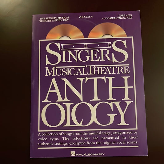 The Singer's Musical Theatre Anthology - Volume 4: Soprano Accompaniment CDs - Hal Leonard