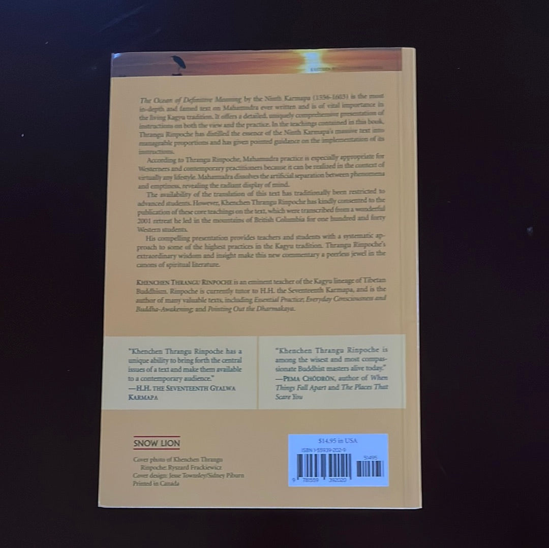 The Ninth Karmapa's Ocean of Definitive Meaning - Rinpoche, Khenchen Thrangu